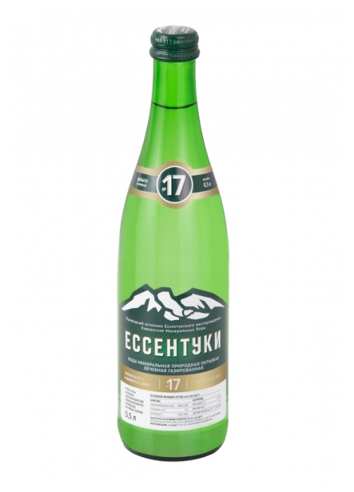 Вода КМВ 0,45л Ессентуки № 17 стекло