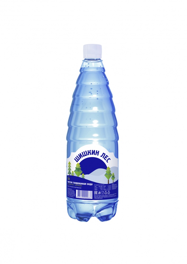 Вода Шишкин Лес 1,0л газ