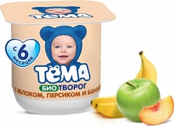 Творог Тема 95г Яблоко-Пер-Бан 4,2% ст