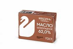 Масло Лебедянь 0,5л Шоколадное 62% фас