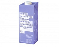 Молоко БМК 1л Безлактозное 1,8%