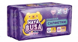 Салфетки Хаябуса 100шт косметические 3 слоя