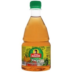 Уксус Дядя Ваня 0,5л яблочный 6% пл/б