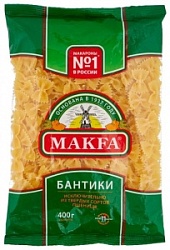 Макфа макароны 400г Бантики