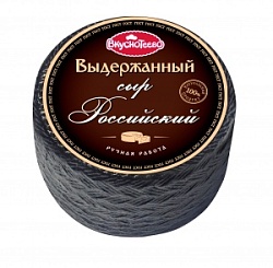 Сыр Вкуснотеево (вес) Российский Выдержанный латекс 50%