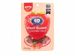 Мармелад Амос 4D 65г Клубничный вкус