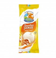 Коровка из Кореновки Мороженое 120г со сгущен варен Рожок ваф/ст