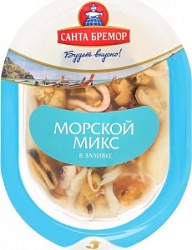 Коктейль из морепродуктов РМ 180г Морской микс в заливке п/у