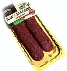 Колбаса Егорьевский 100г Сервелат Классический нар с/к
