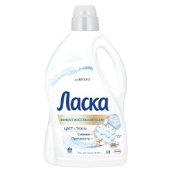 Гель Ласка 1л д/стирки д/белого