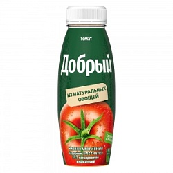 Нектар Добрый 0.3л Томатный с сахаром и солью ТП